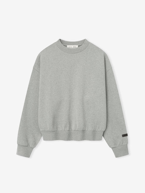 Classsic Fleece Crewneck in Concrete Heather | Fear of God