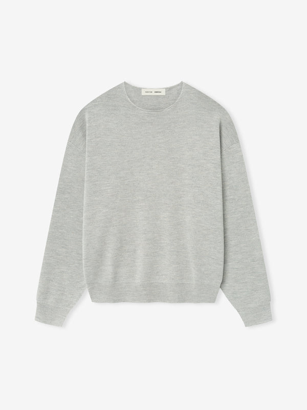 Merino Long Sleeve Crewneck Sweater