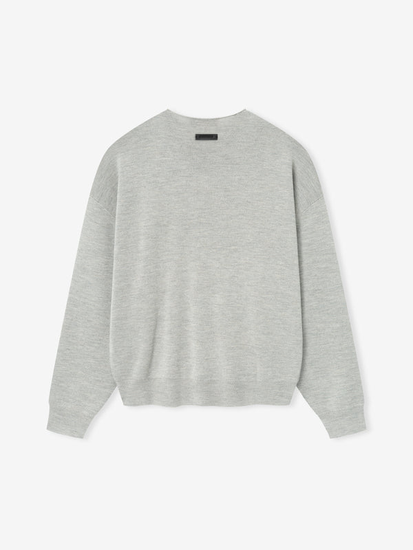 Merino Long Sleeve Crewneck Sweater
