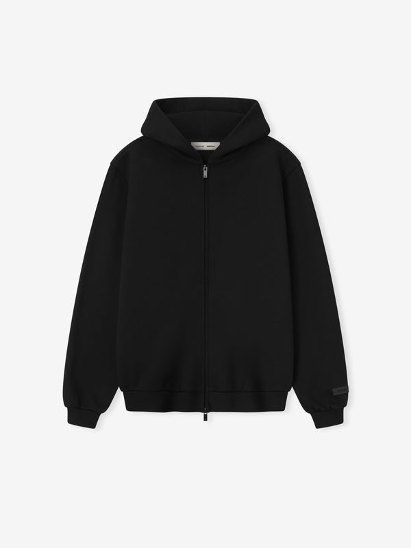 Womens 90s Fleece Zip-Up Hoodie