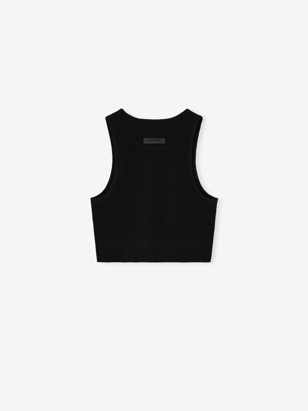Womens Rib Knit Sport Tank