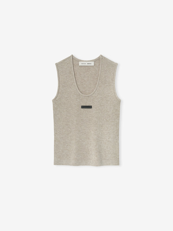 Womens Soft Rib Knit Tank