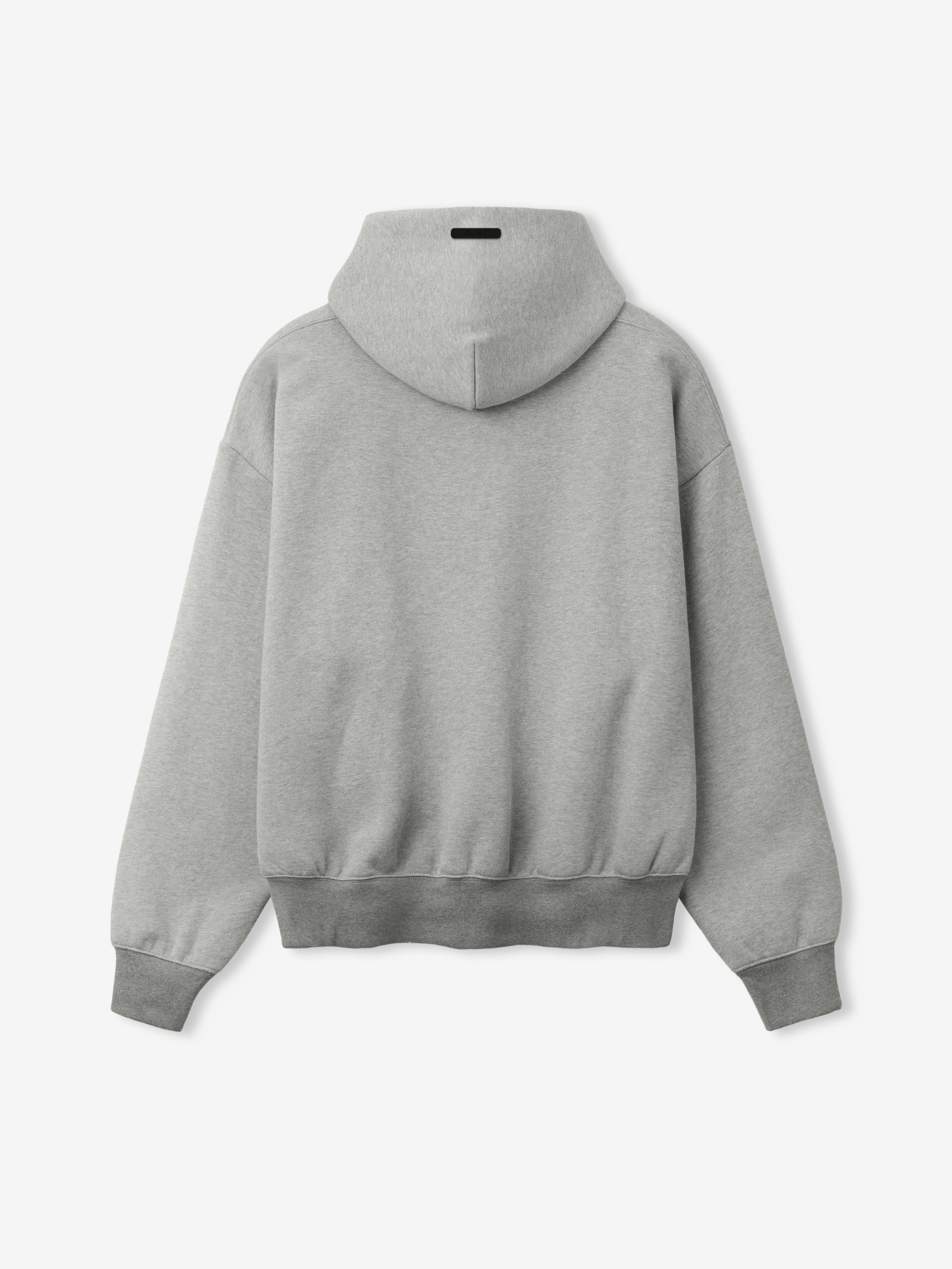 Gray hoodie on a white background