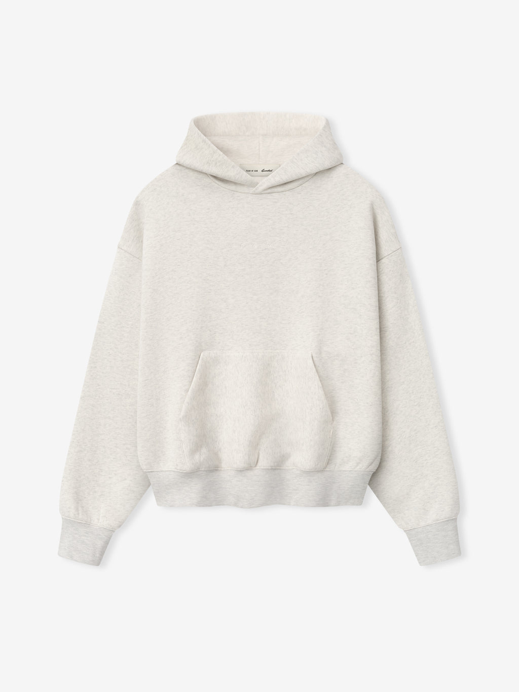 White hoodie on a white background