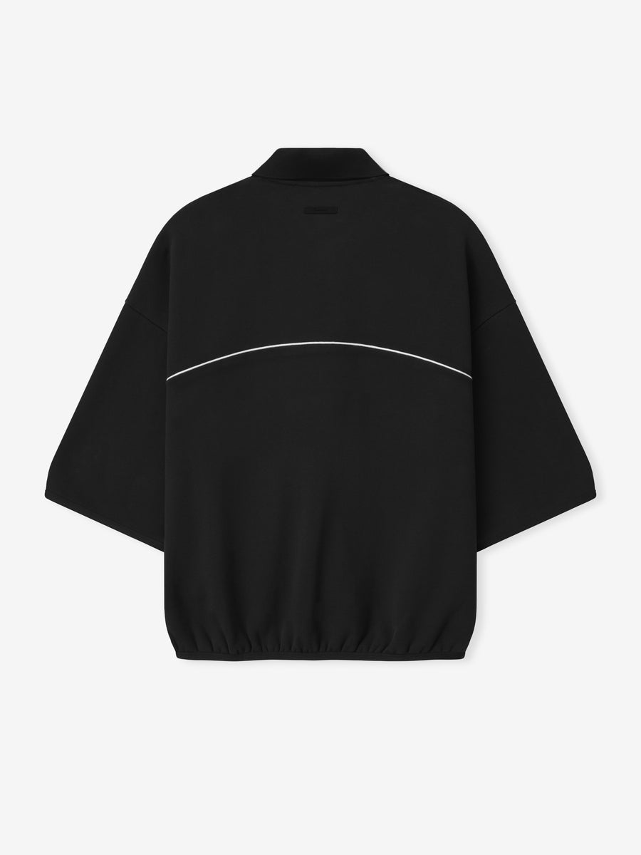 Active Trace 3/4 Sleeve Modern Polo Sweatshirt Vintage Black / XS view 2