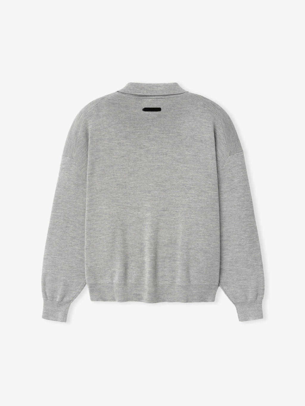 Gray sweater on a white background
