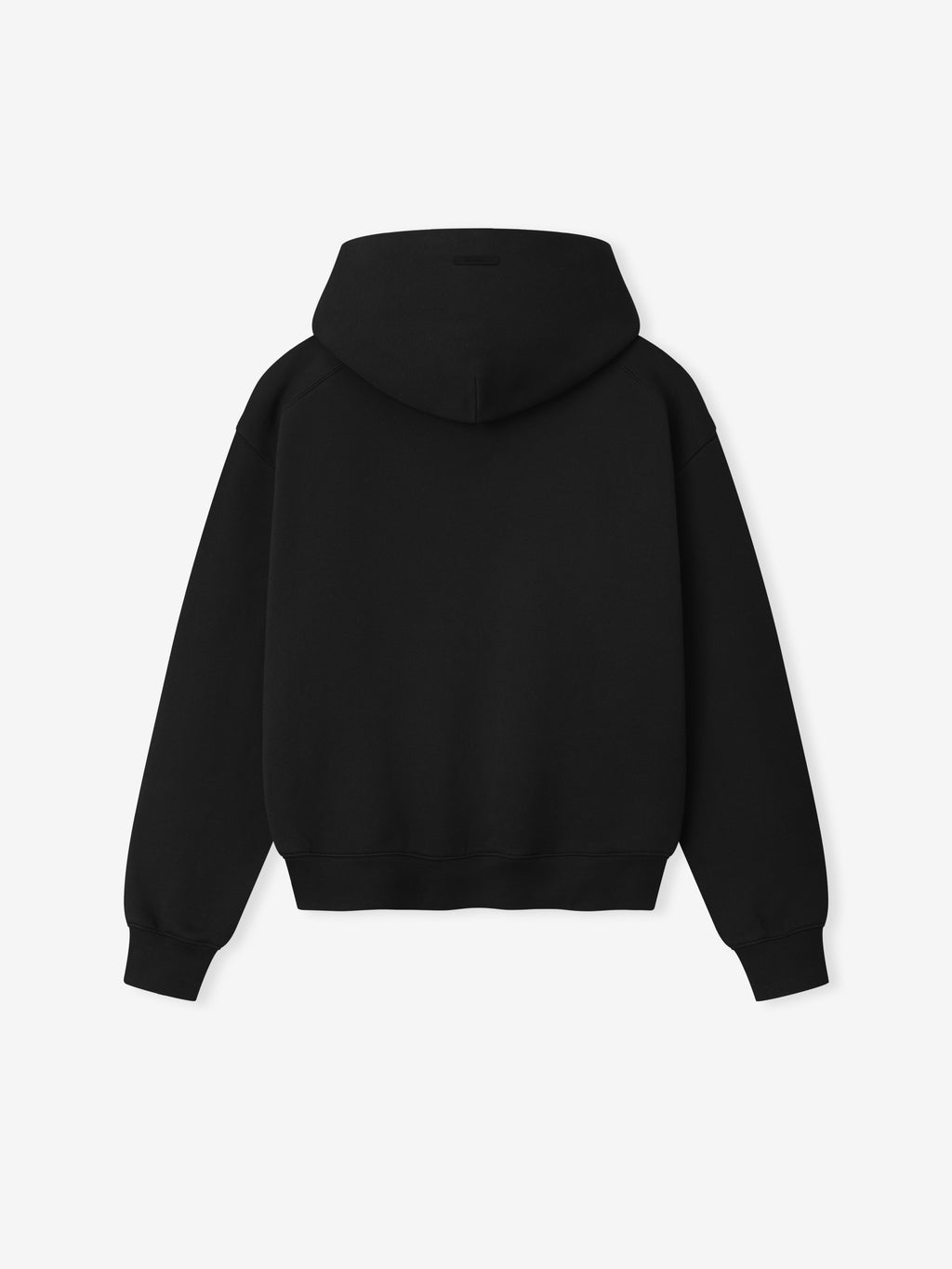 Black hoodie on a white background