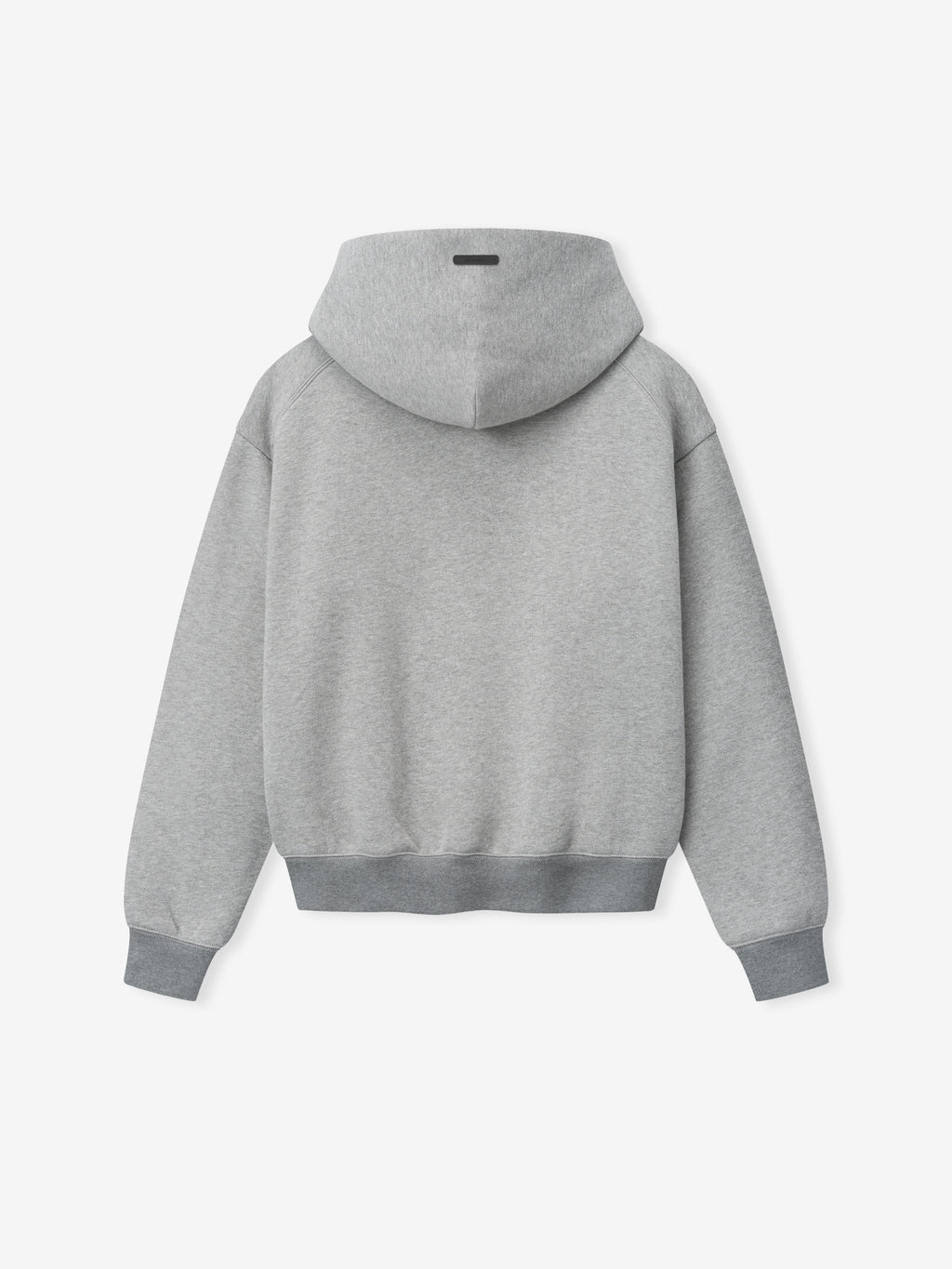Gray hoodie on a white background