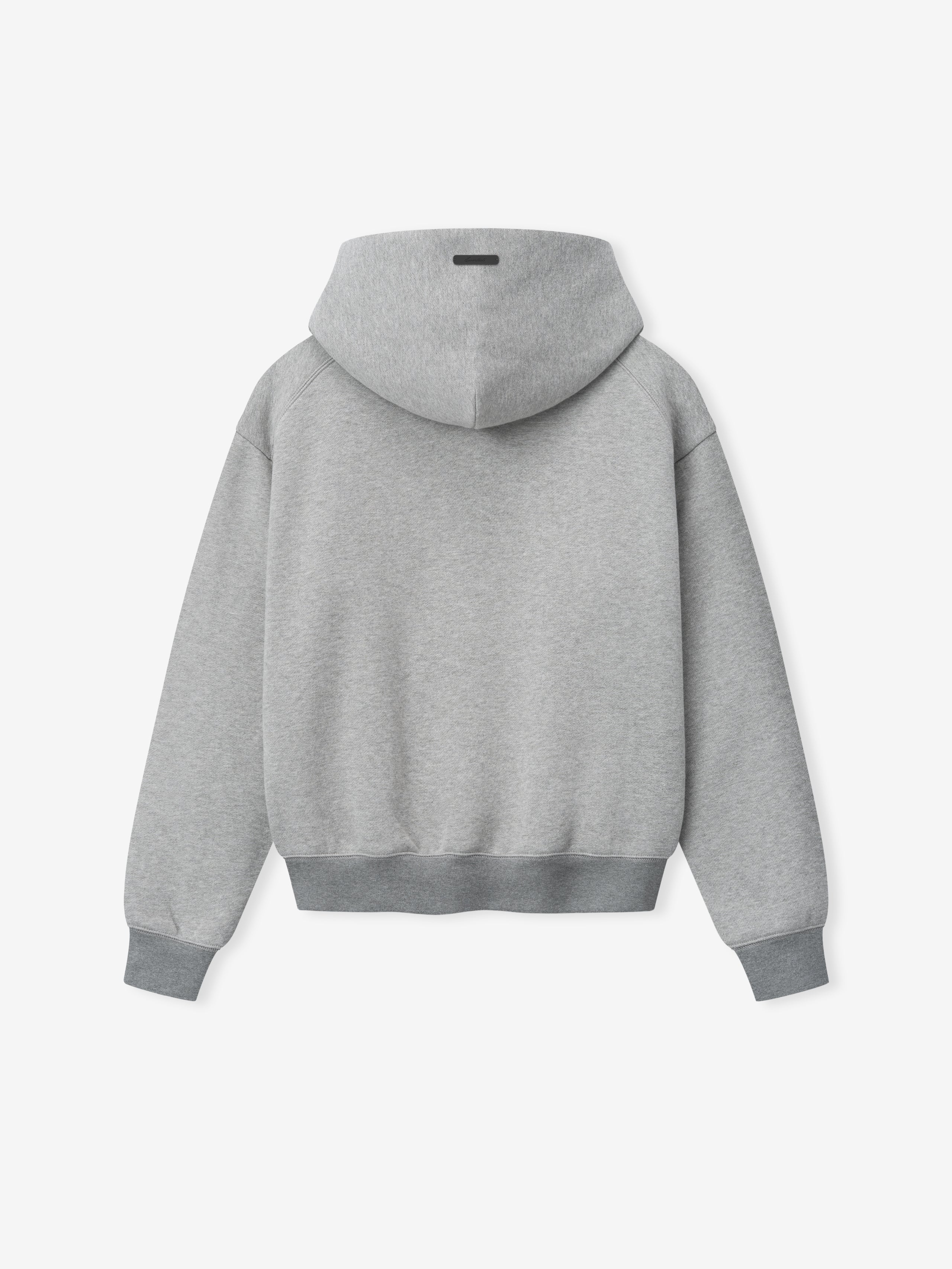 Gray hoodie on a white background