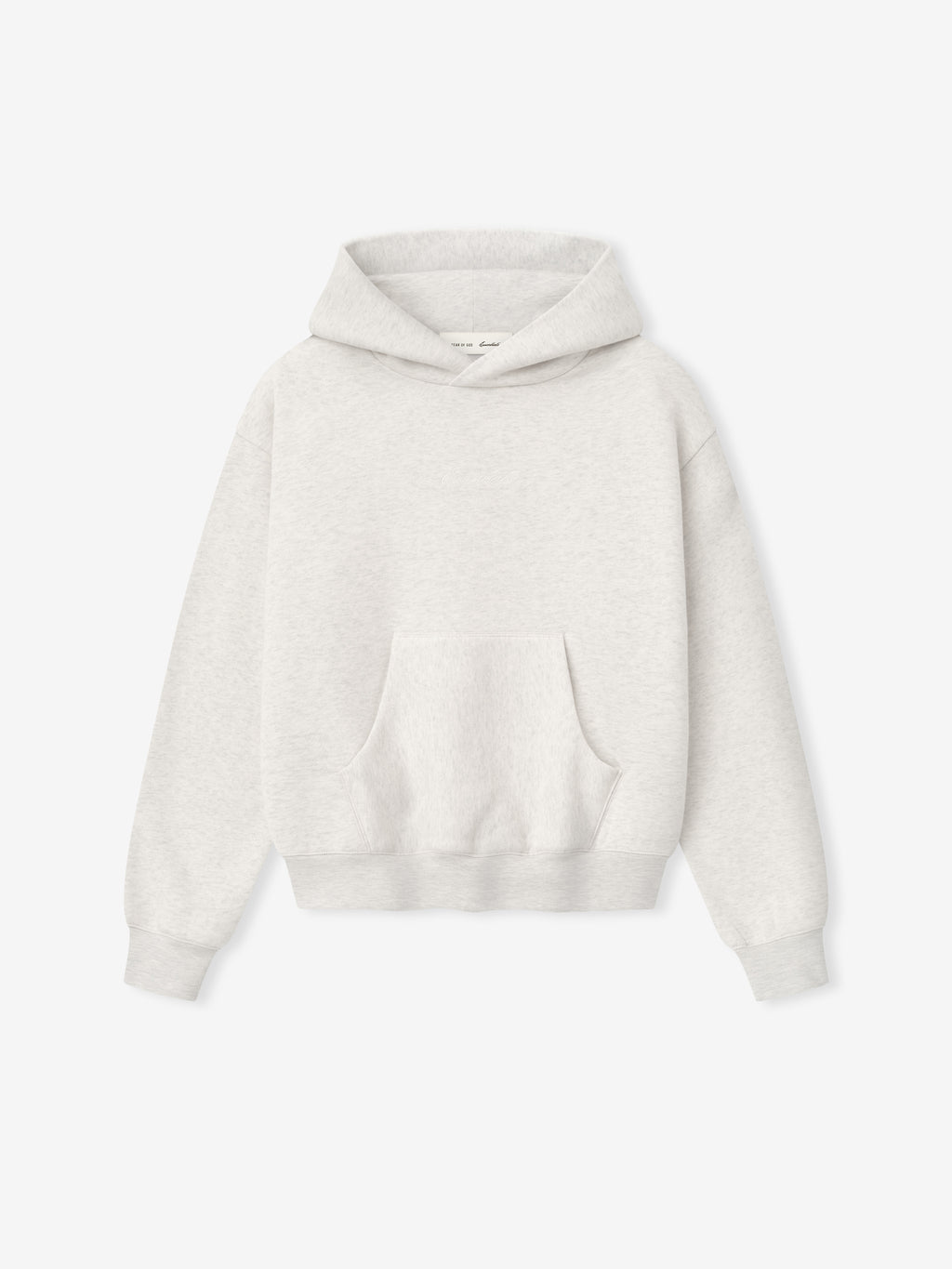White hoodie on a white background