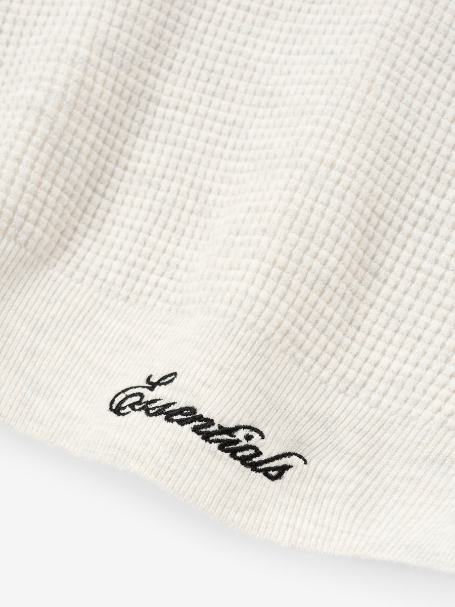 Signature Waffle 90s Crewneck Sweater Oatmeal Heather / XS view 3