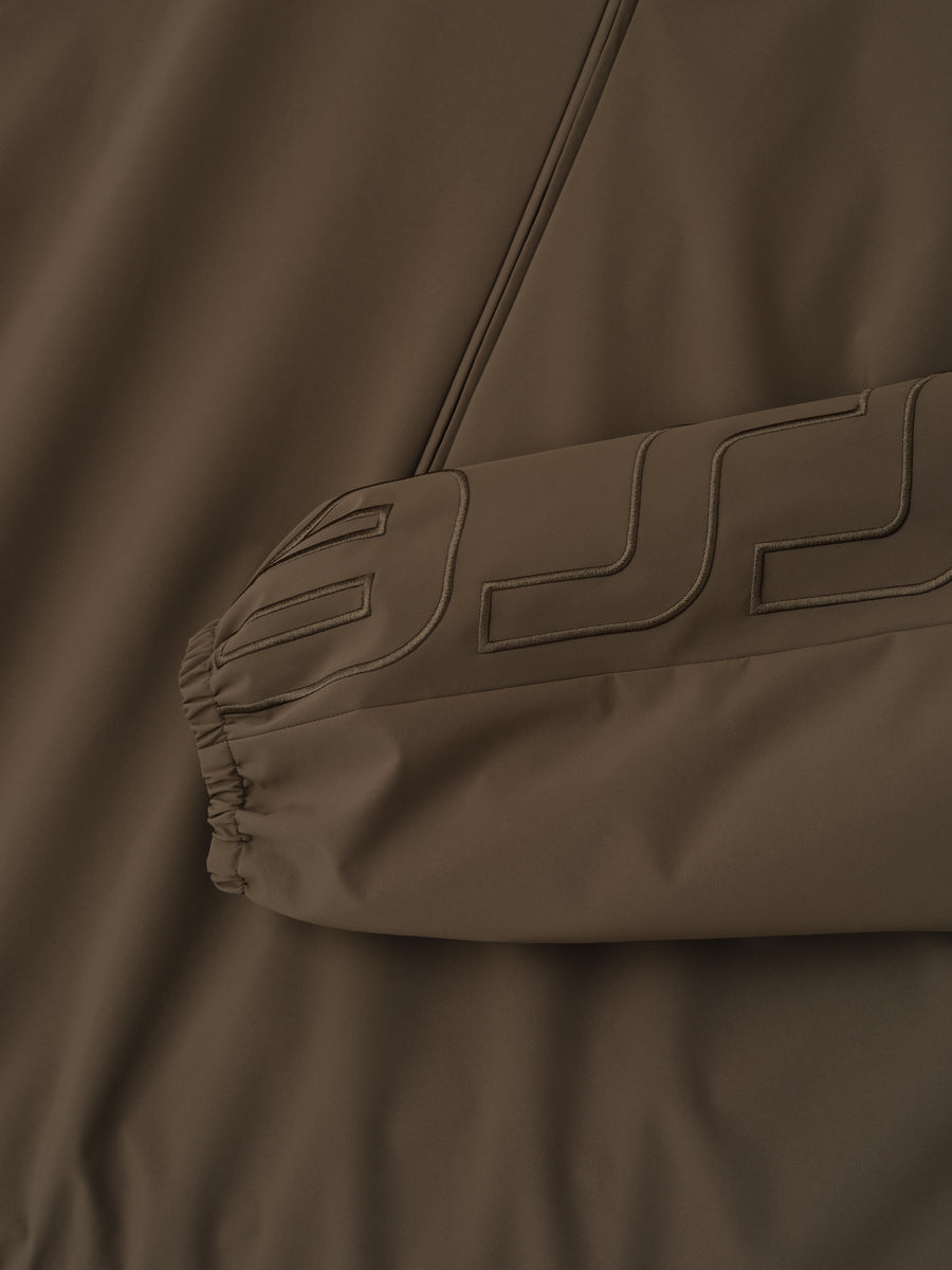 Active Trace Half Zip Track Jacket Brown / XS view 4