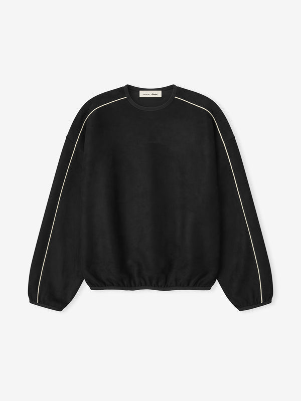 Suede Fleece Signature Modern Crewneck Sweatshirt view 1