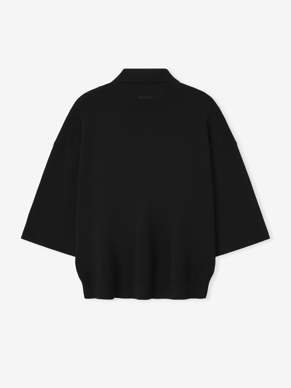 Signature 3/4 Sleeve 90s Knit Polo view 2