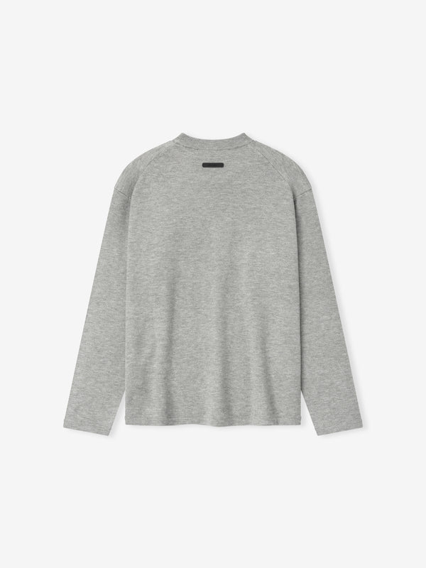Womens Classic Knit Long Sleeve Tee view 2