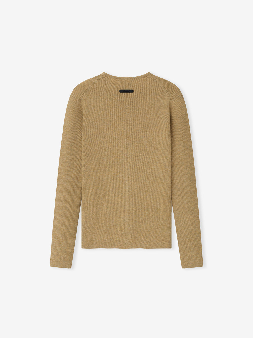Beige sweater on a white background