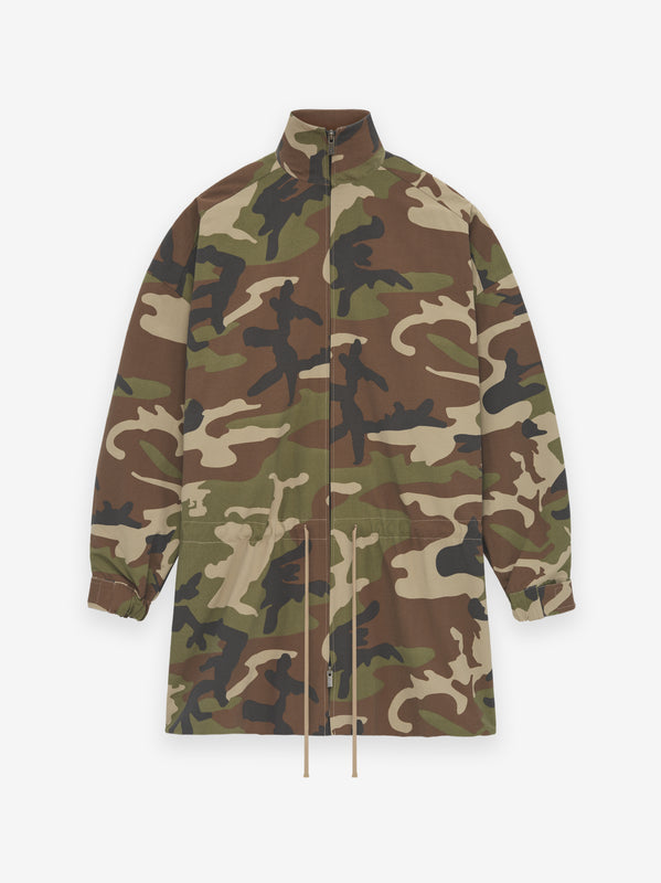 Military Nylon Trench Jacket