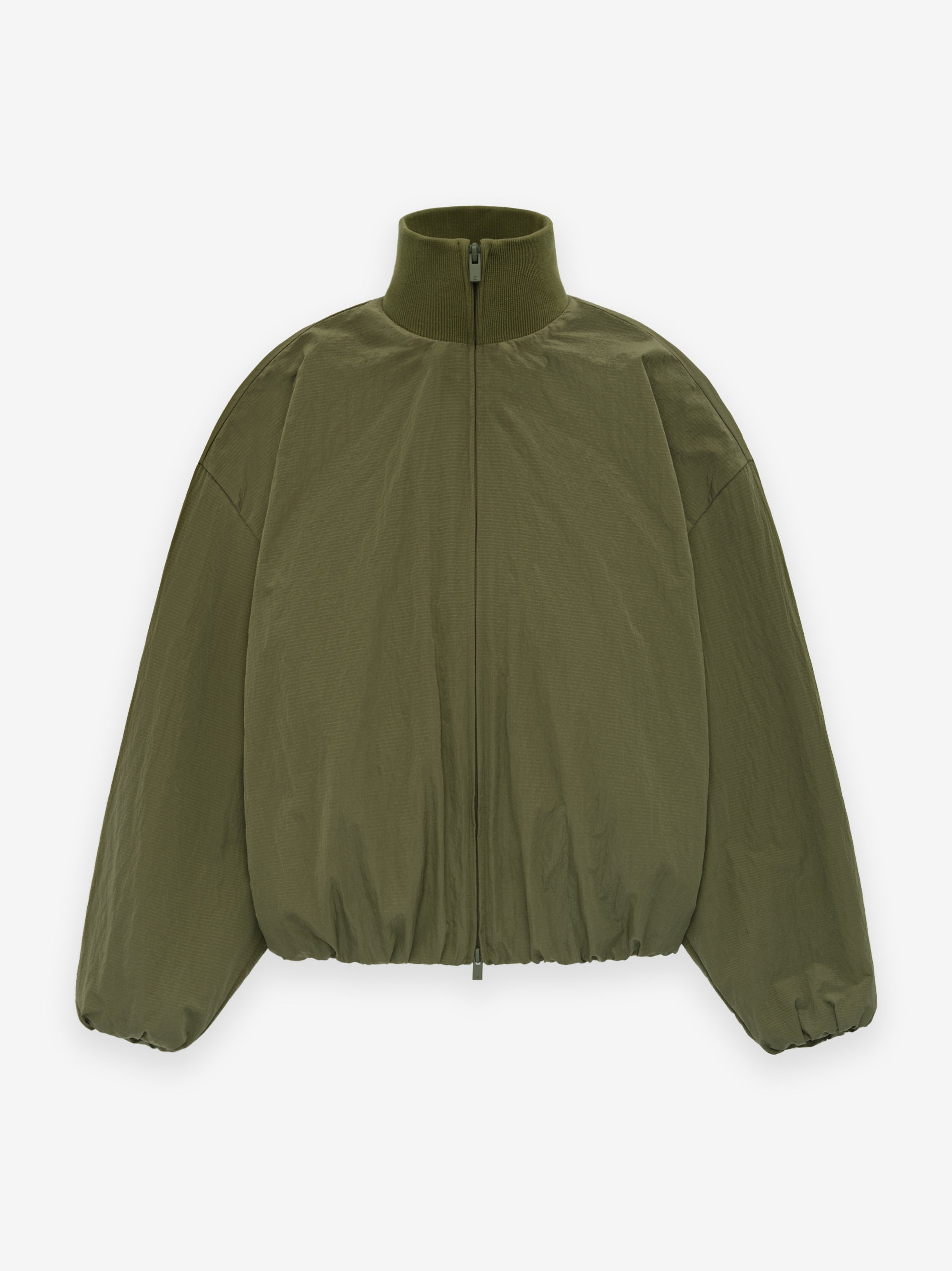 Womens Ripstop Track Jacket Military Fear of God ESSENTIALS Fear