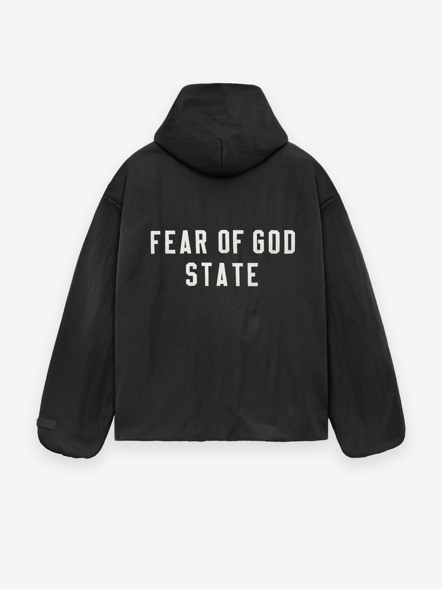 Textured Nylon Hooded Coaches Jacket - Fear of God