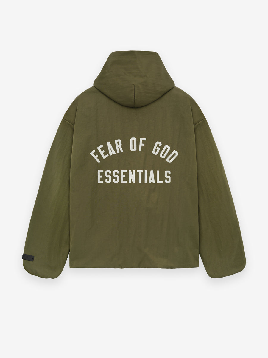 Textured Nylon Hooded Coaches Jacket - Fear of God