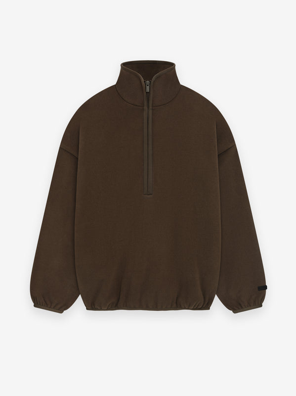 Brushed Half Zip Pullover