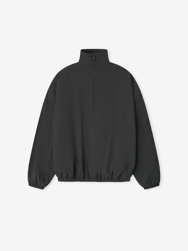 Womens Nylon Half Zip Track Jacket
