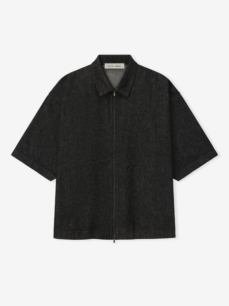 Denim Full Zip Work Shirt