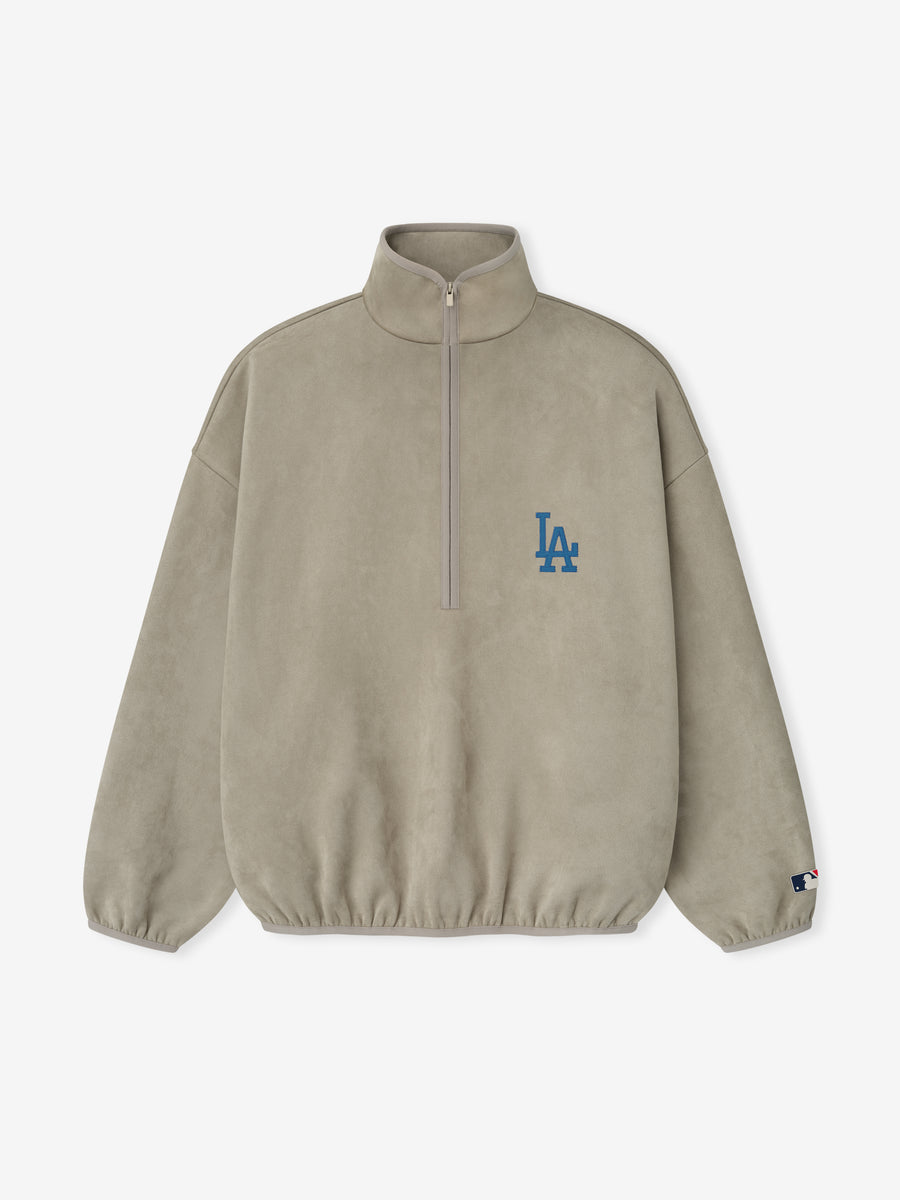 Dodgers Suede Fleece Modern Half Zip - Fear of God