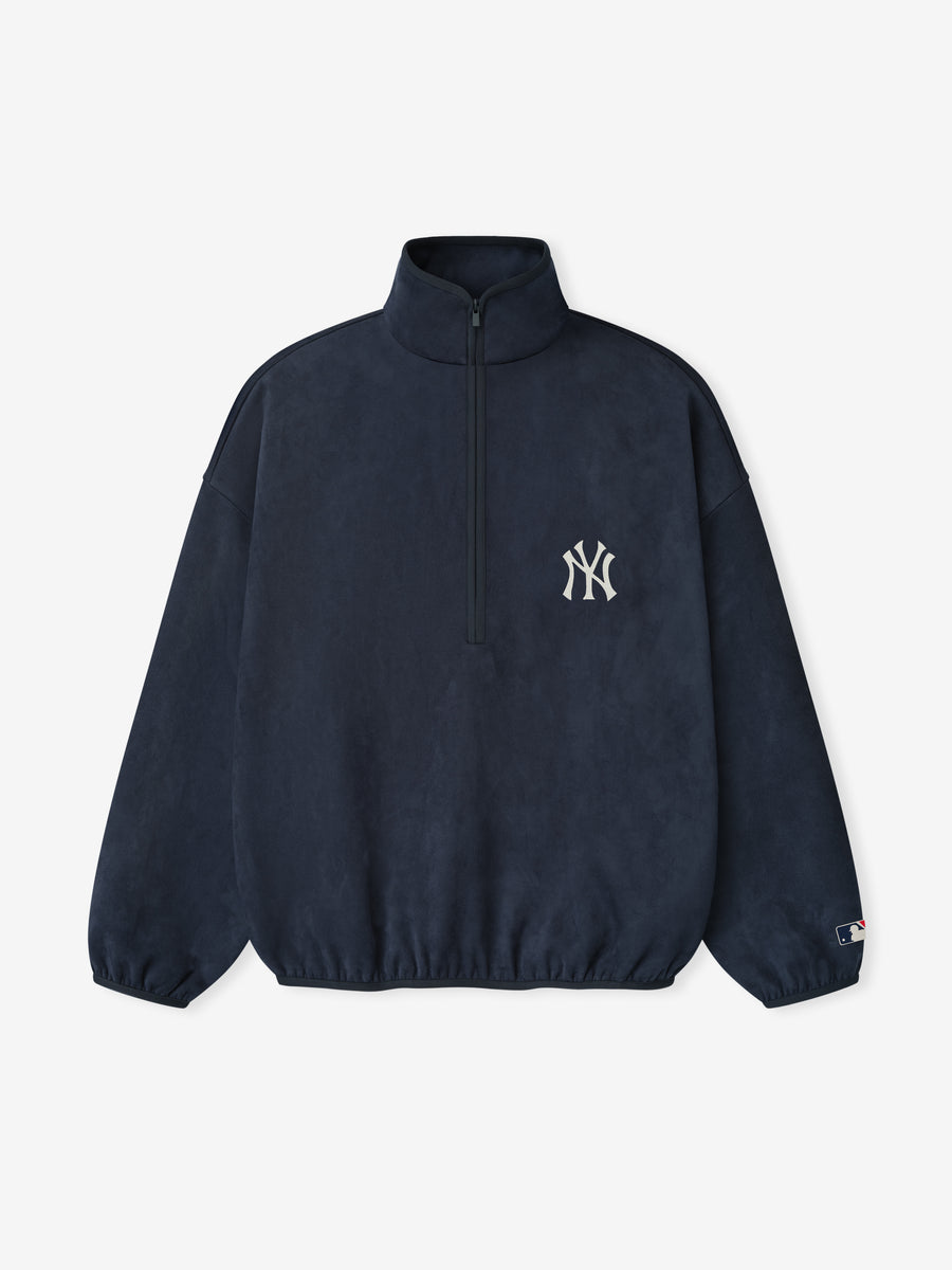 Yankees Suede Fleece Modern Half Zip - Fear of God