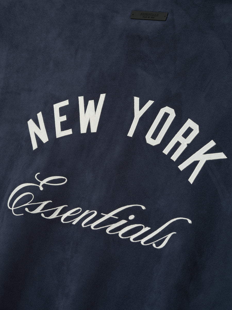 Yankees Suede Fleece Modern Half Zip - Fear of God