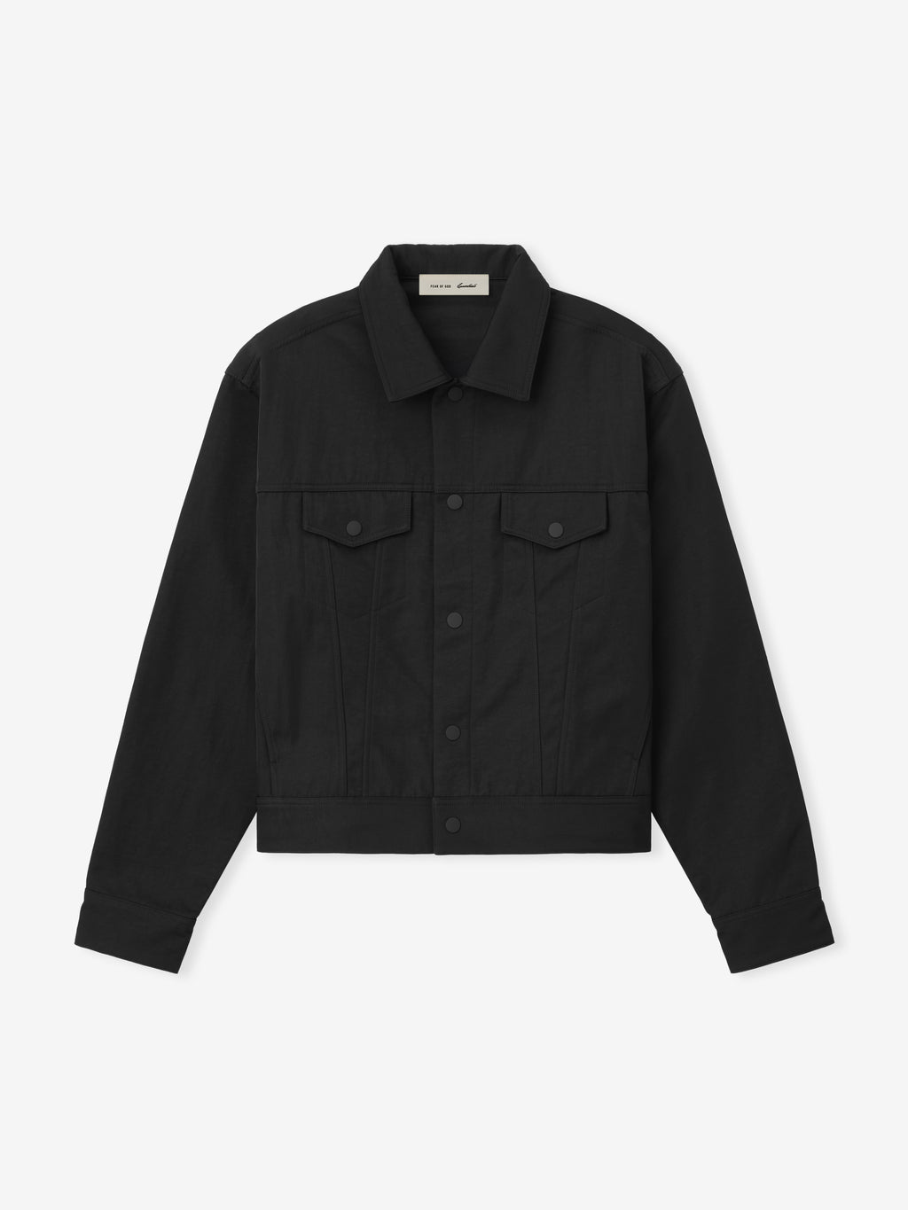 Black jacket on a white background