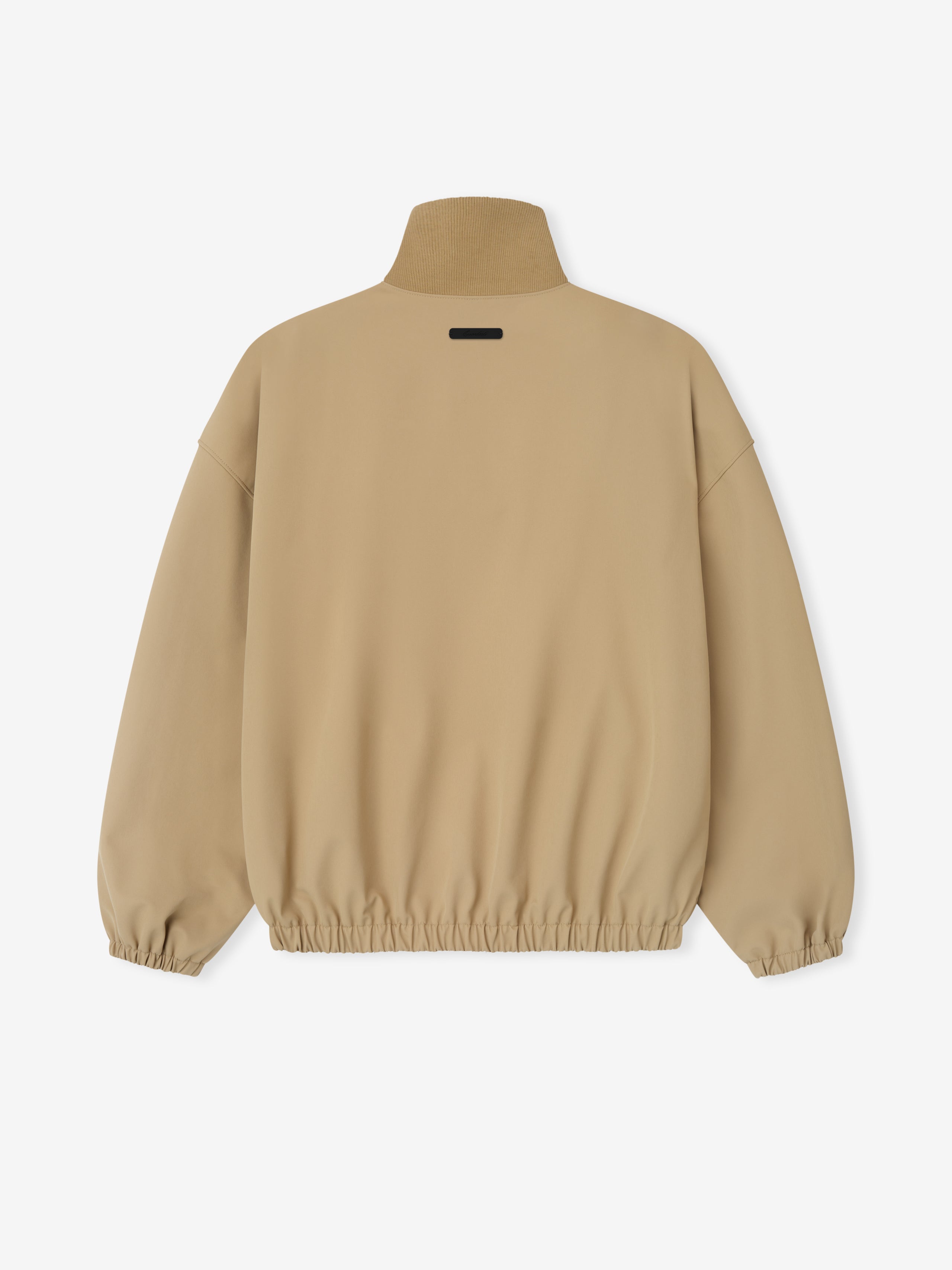 Beige jacket on a white background