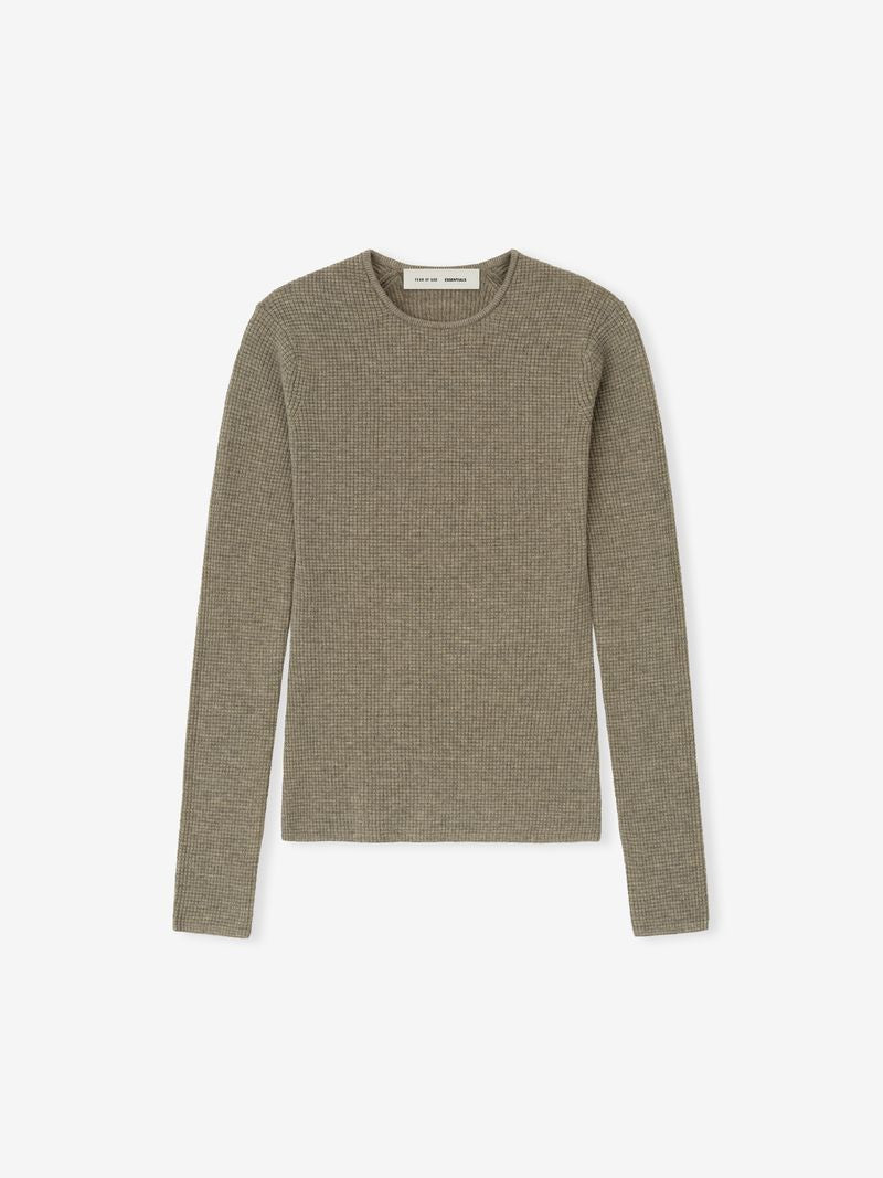 Womens Waffle Long Sleeve Top - Fear of God