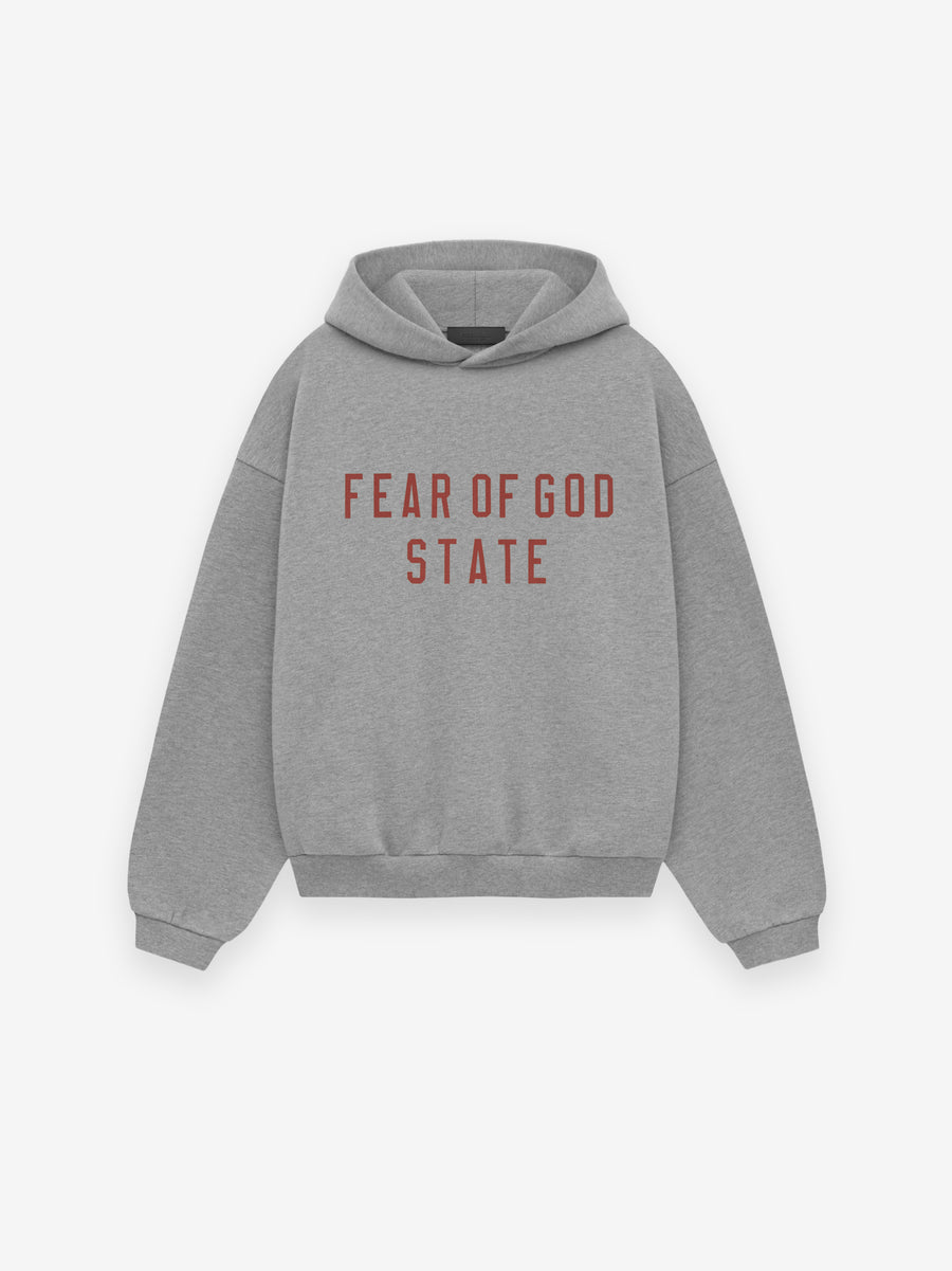 Kids Fleece Hoodie Dark Heather ESSENTIALS Fear of God