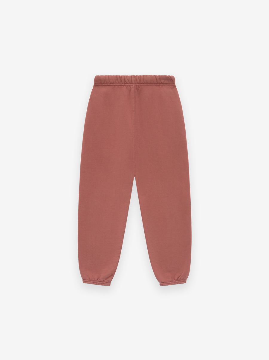 Kids Heavy Fleece Sweatpant Crimson Fear of God ESSENTIALS Fear of God