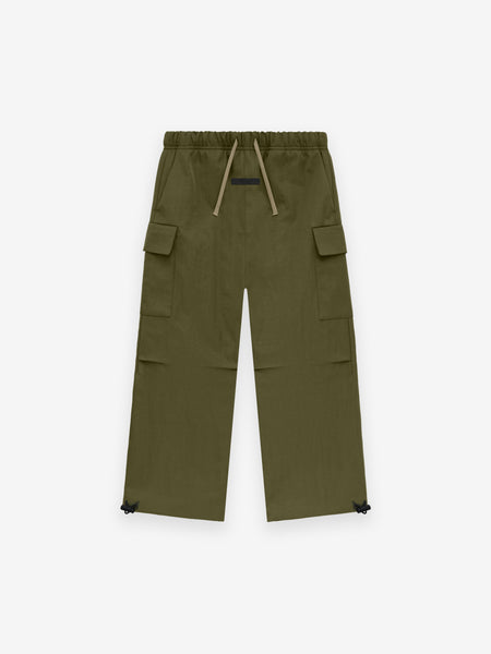 Textured Nylon 5-Pocket Pant