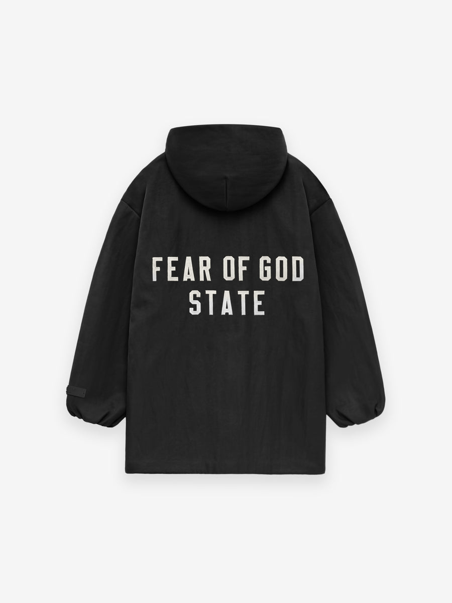 Kids Textured Nylon Hooded Coaches Jacket - Fear of God