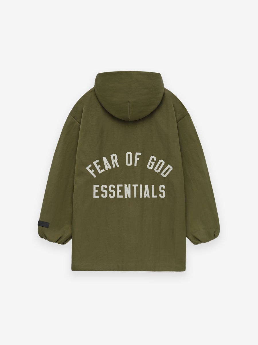 Kids Textured Nylon Hooded Coaches Jacket - Fear of God