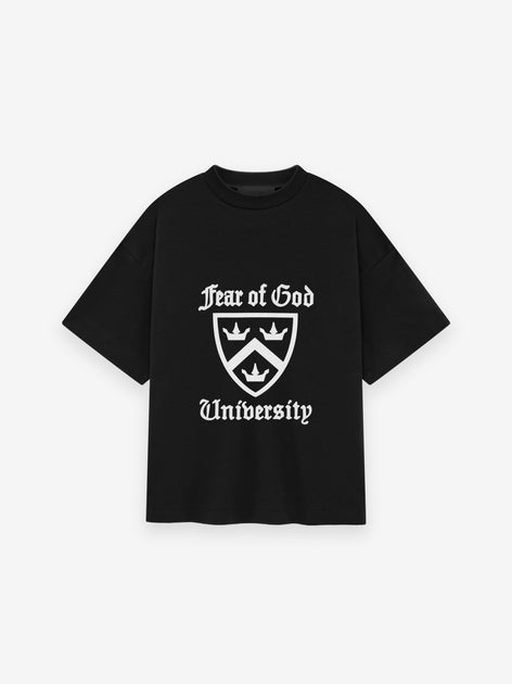 Essentials Fear discount of God Kids Black Big E Pocket T-shirt