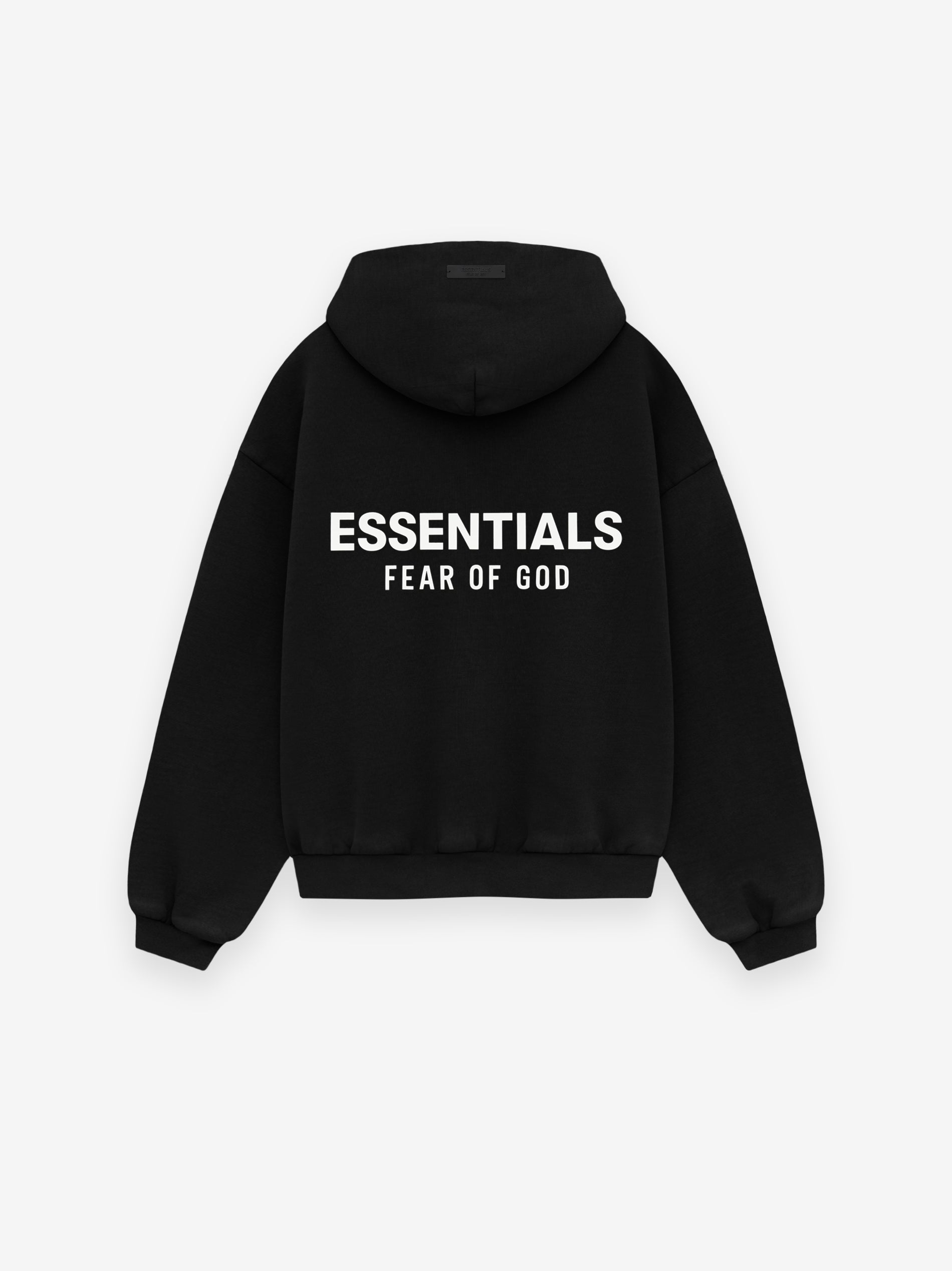 Fear of god hoodie black on sale