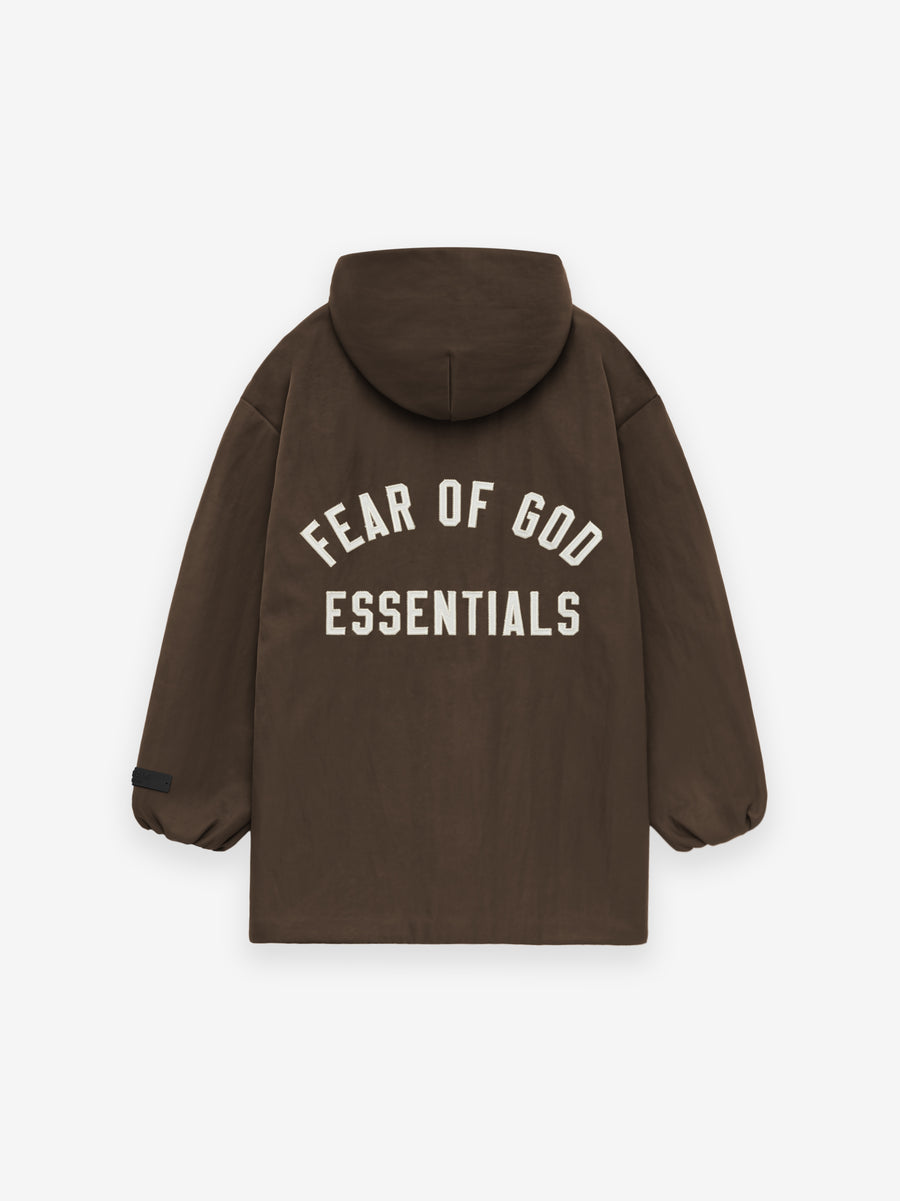 Kid's Textured Nylon Hooded Coaches Jacket - Fear of God