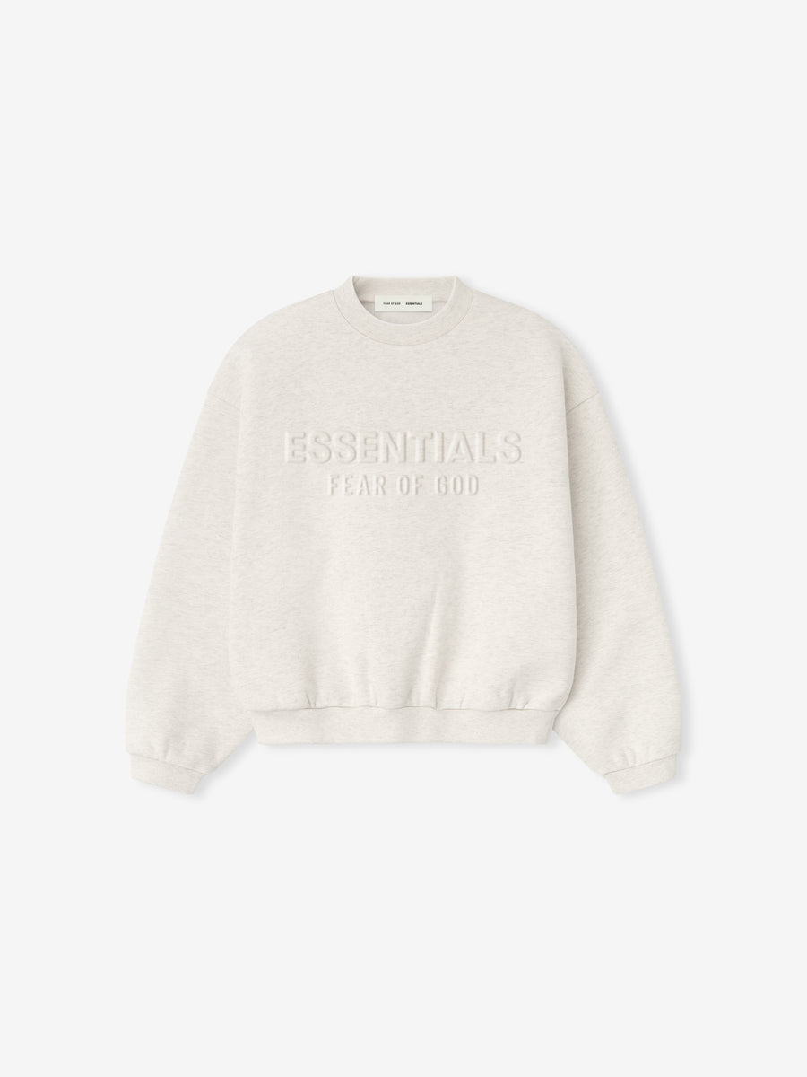 Kids Embossed Classic Crewneck Sweatshirt