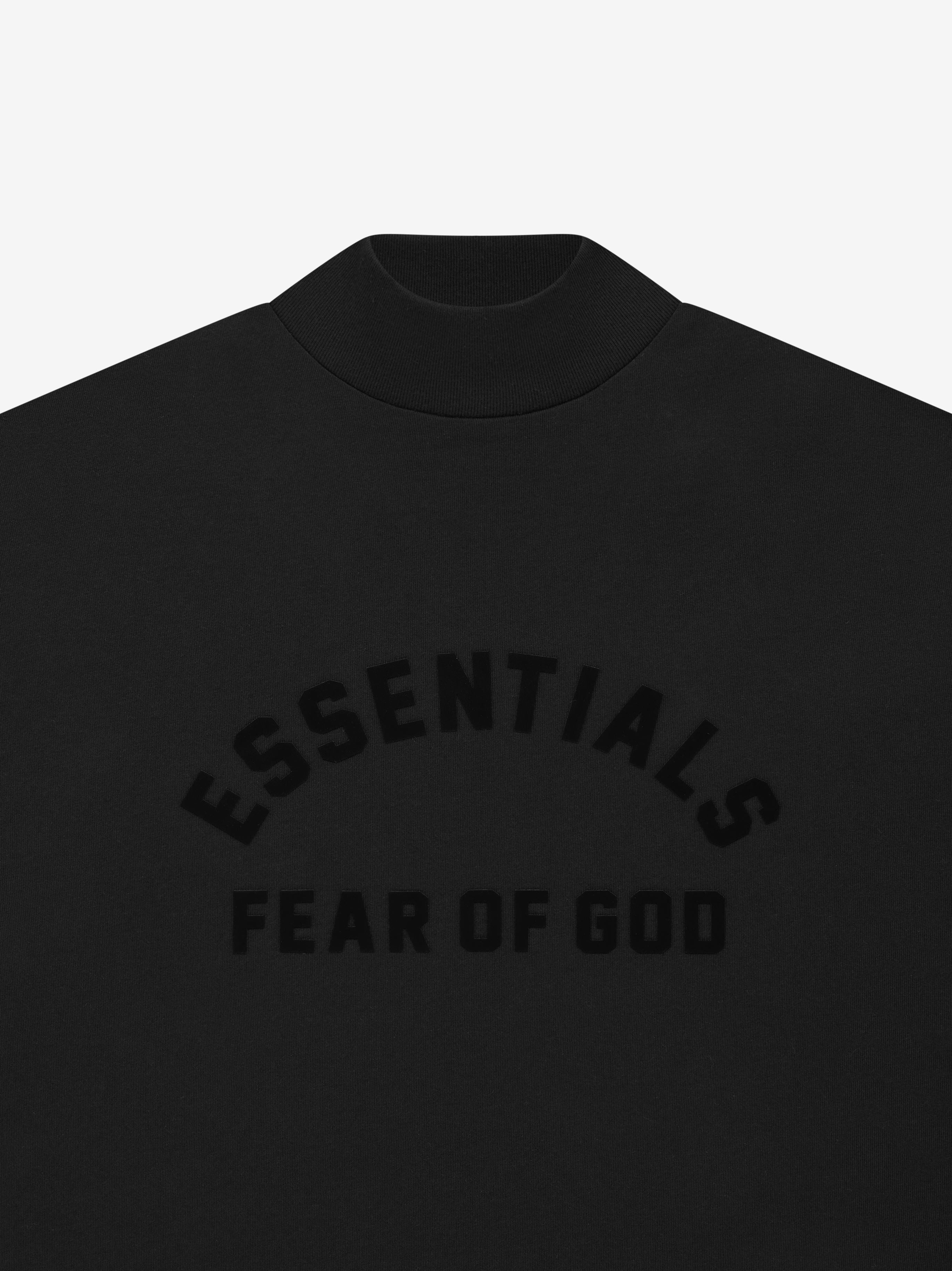 Fear of God Essentials Jet Black T-Shirt