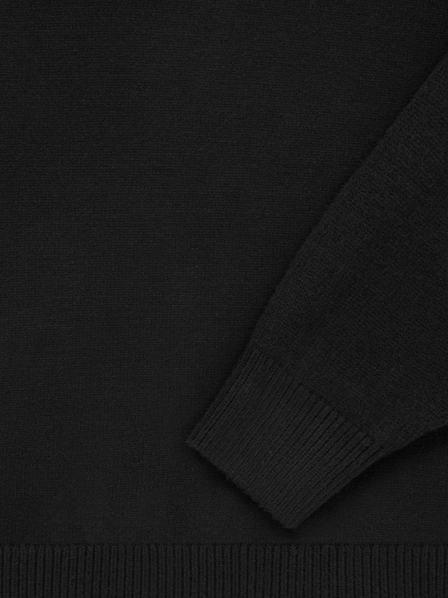 ESSENTIALS Essentials Knit Polo in Jet Black | Fear of God