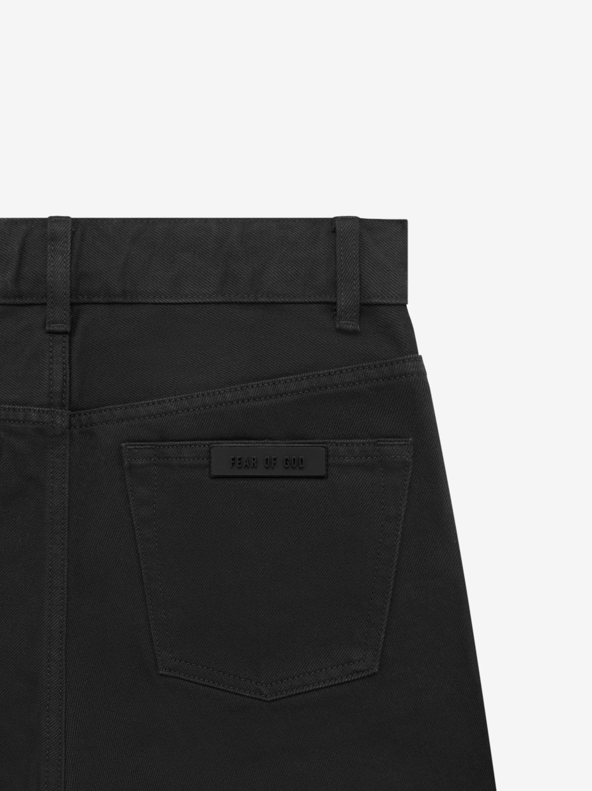 ESSENTIALS 5 Pocket Jean in Jet Black | Fear of God