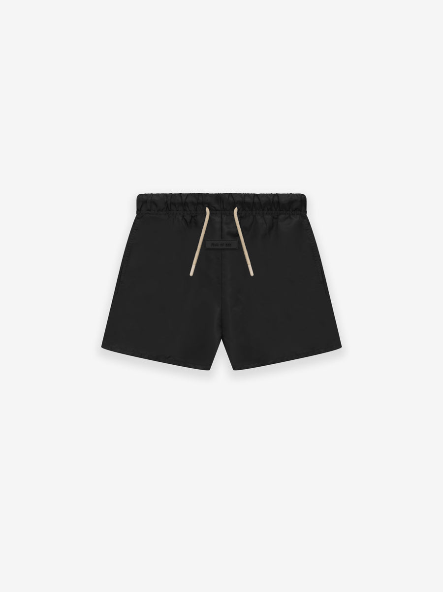 ESSENTIALS Running Short in Jet Black | Fear of God