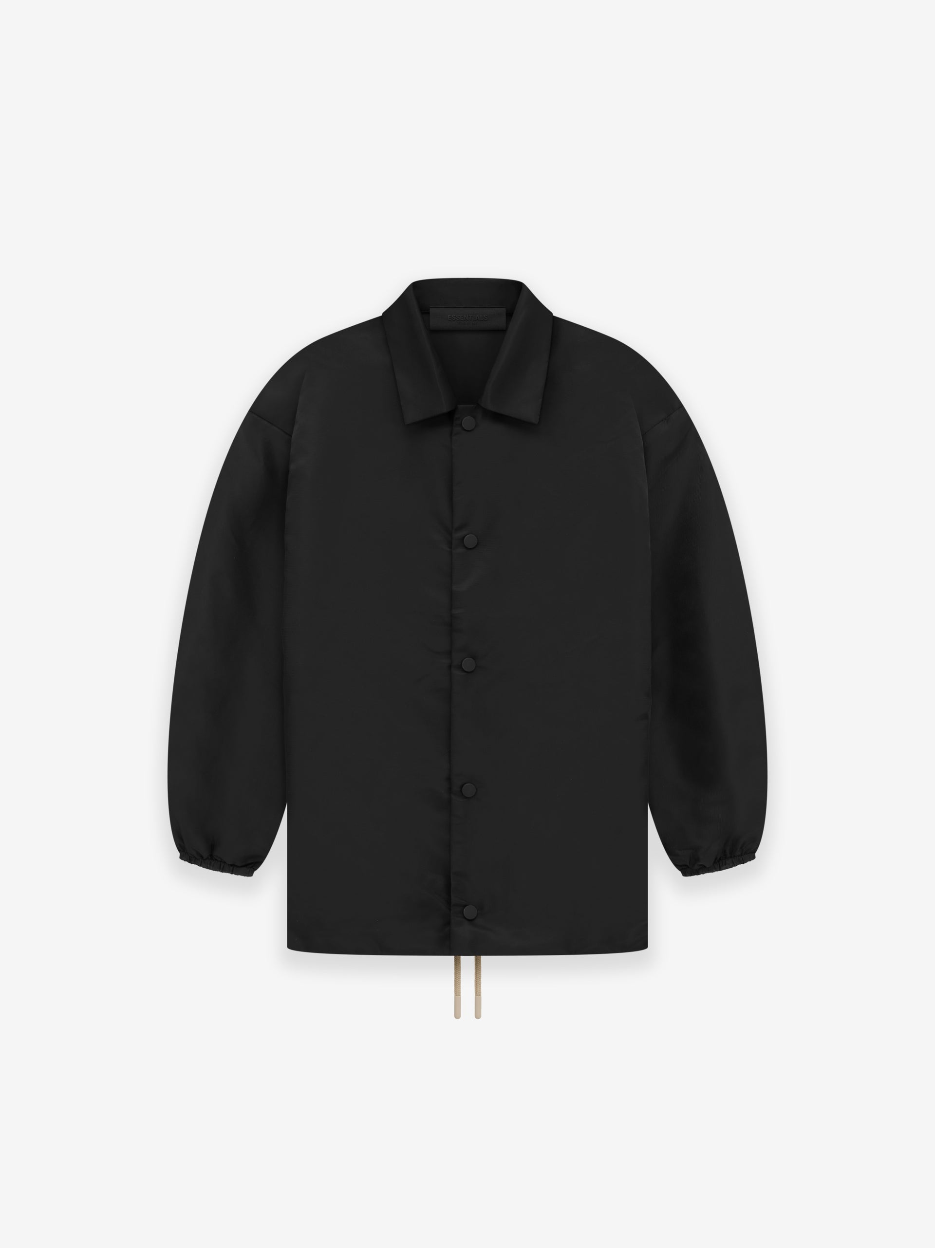 ESSENTIALS Coaches Jacket in Jet Black | Fear of God