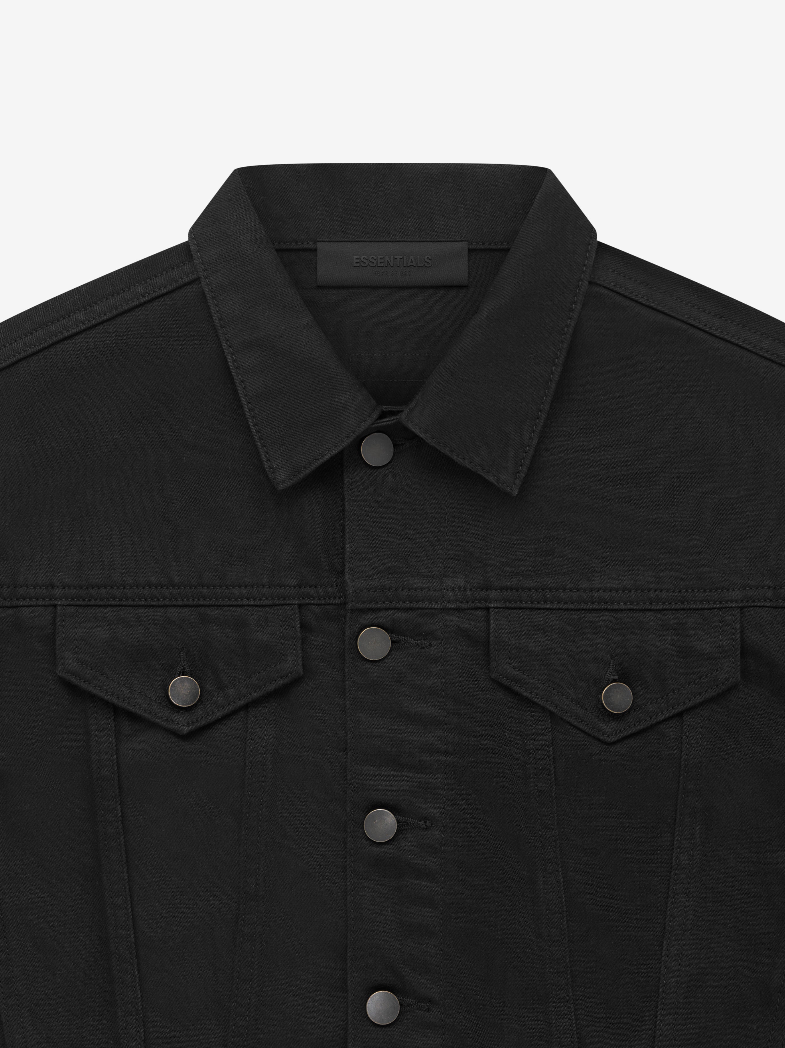 メール便不可】 FOG Essentials Black Denim Jacket Gジャン/デニム