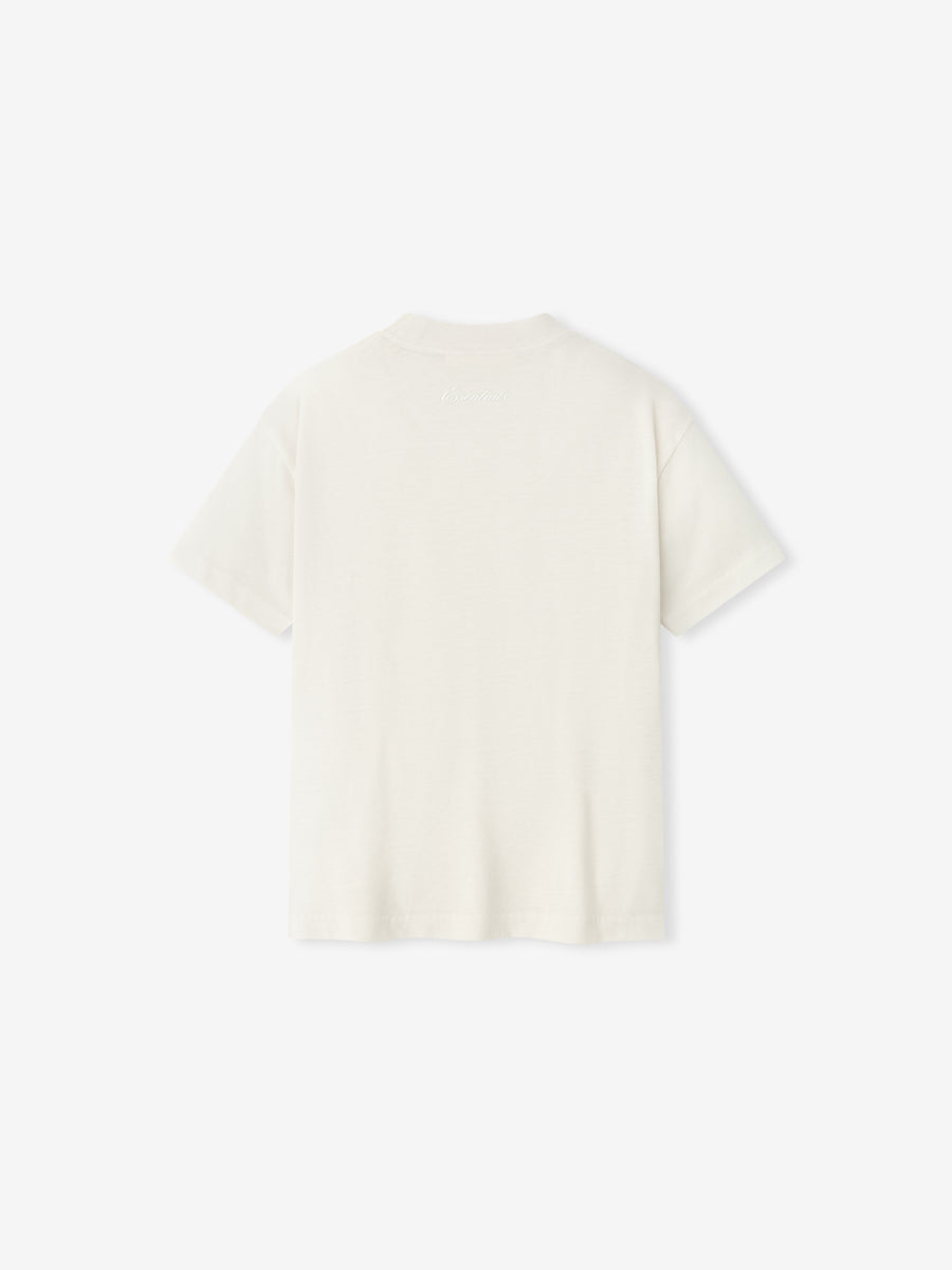 Kids Signature Classic Short Sleeve Tee Ivory / 4/5 view 2