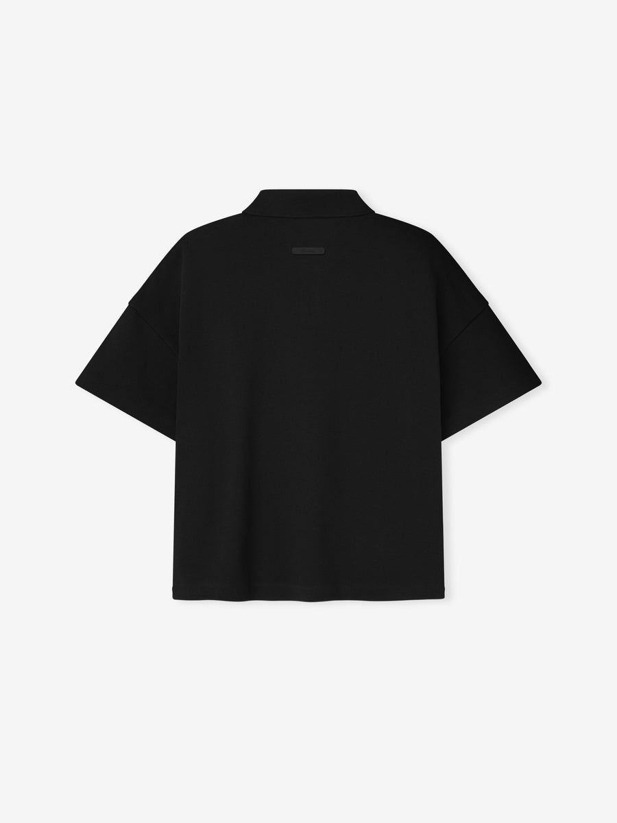 Kids Signature Classic Short Sleeve Polo Vintage Black / 4/5 view 2